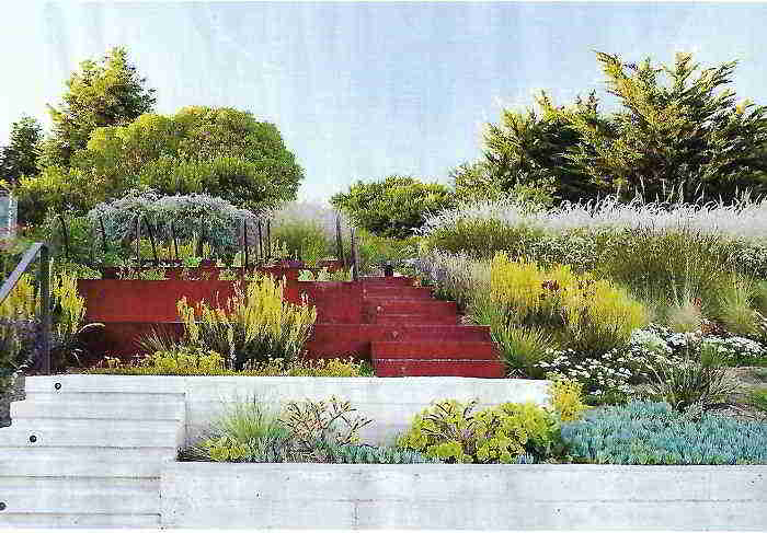 Shades of Green, On The Edge Of The Continent, Sausalito, California. Foto Marion Brenner - .